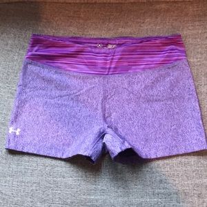 Under Armour heat gear fitted shorts medium